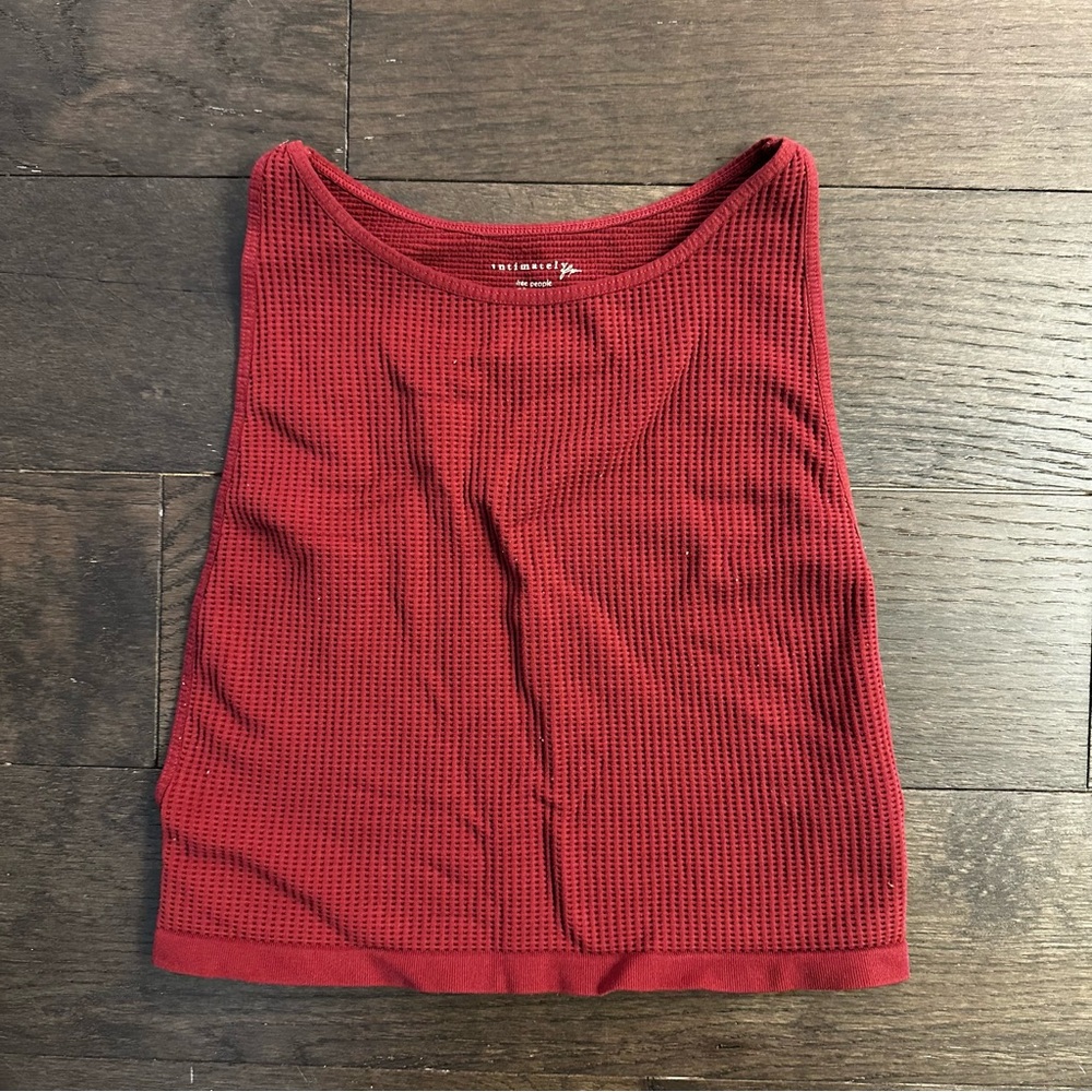 Free people intimately you waffle boatneck brami